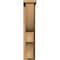 Ekena Millwork Ridgewood Smooth Corbel w/Backplate, Western Red Cedar, 5 1/2"W x 14"D x 26"H COR06X14X26RID01SWR - alternate 4
